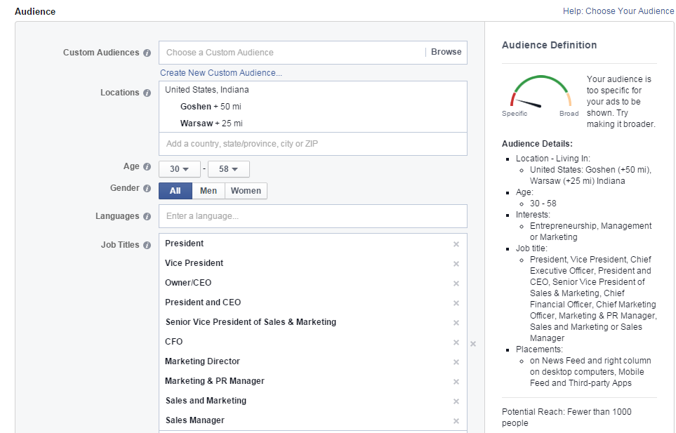facebook ads